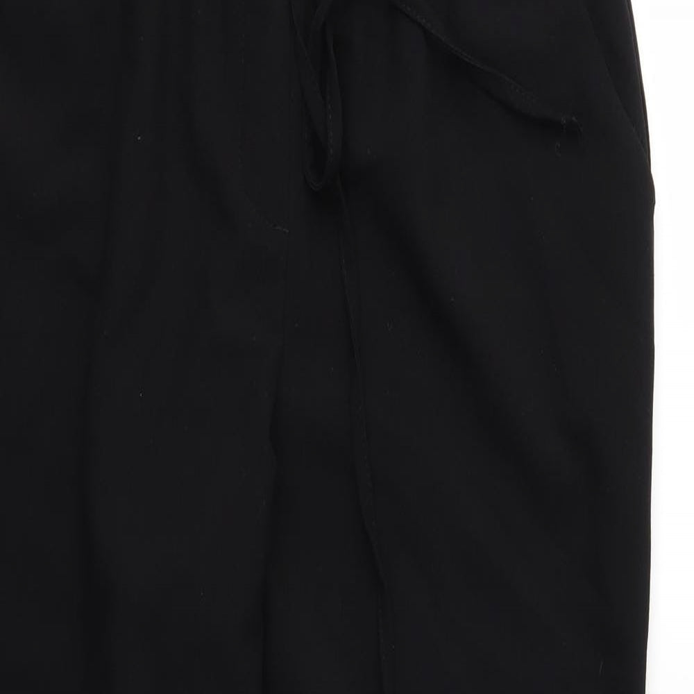 NEXT Womens Black   Trousers  Size 10 L25 in