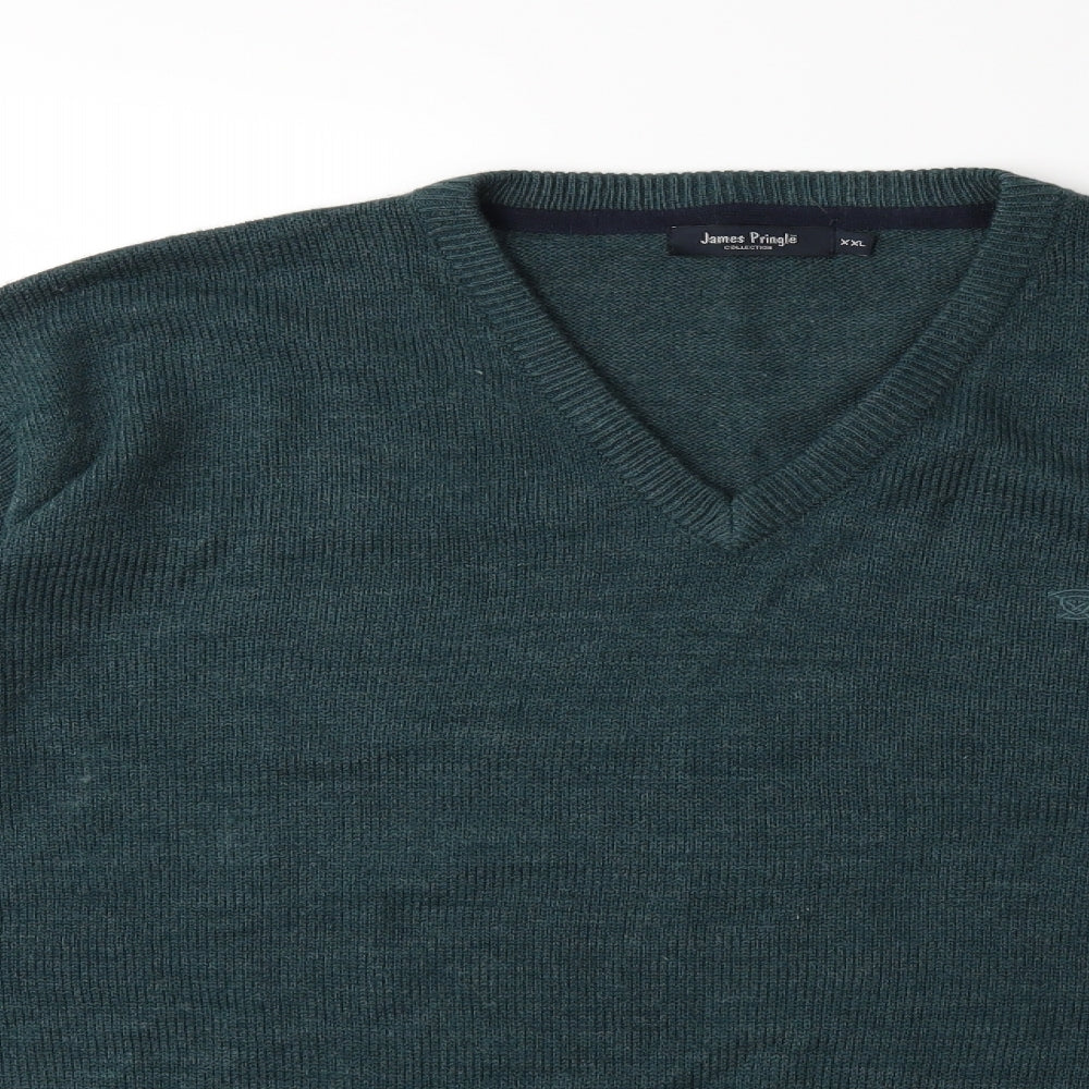 James Pringle Womens Green   Pullover Jumper Size 2XL