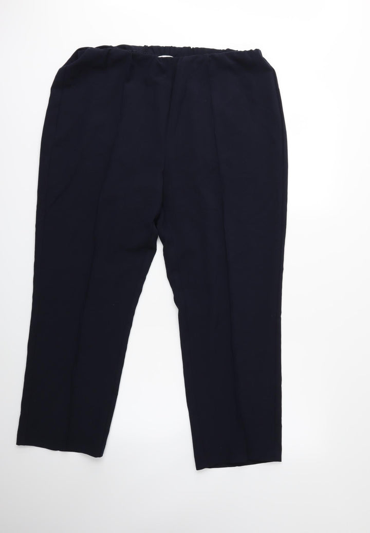 julipa Womens Blue Trousers Size 18 L28 in