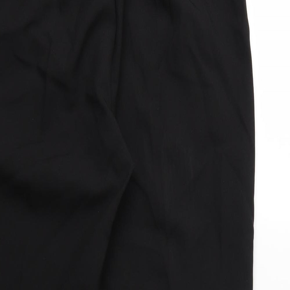 Preworn Womens Black   Trousers  Size 14 L30 in