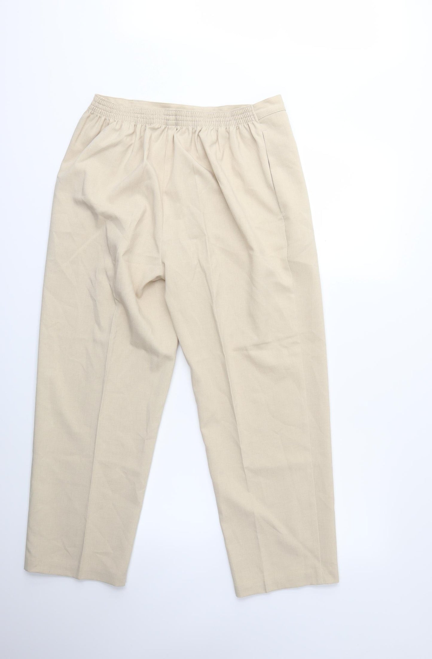 Marks and Spencer Womens White   Trousers  Size 16 L27 in