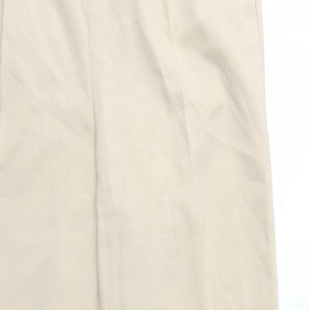 Marks and Spencer Womens White   Trousers  Size 16 L27 in