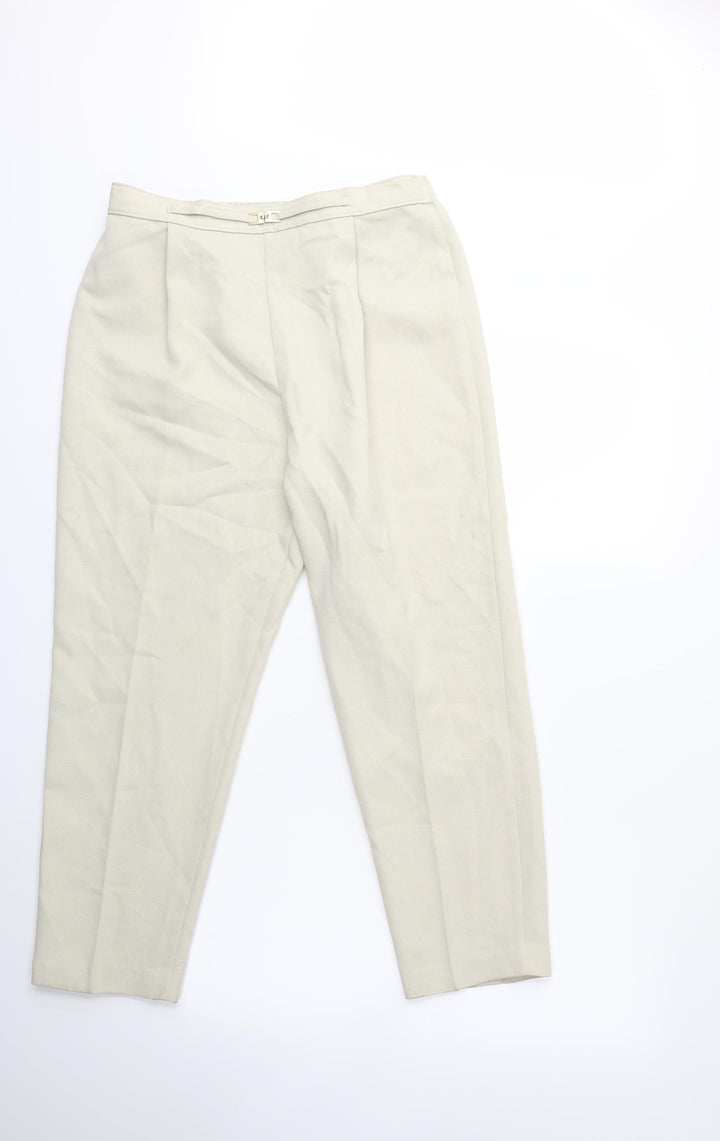 Berkertex Womens Beige Trousers Size 14 L26 in