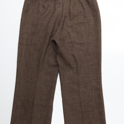 Dunnes Stores Womens Brown   Trousers  Size 12 L27 in