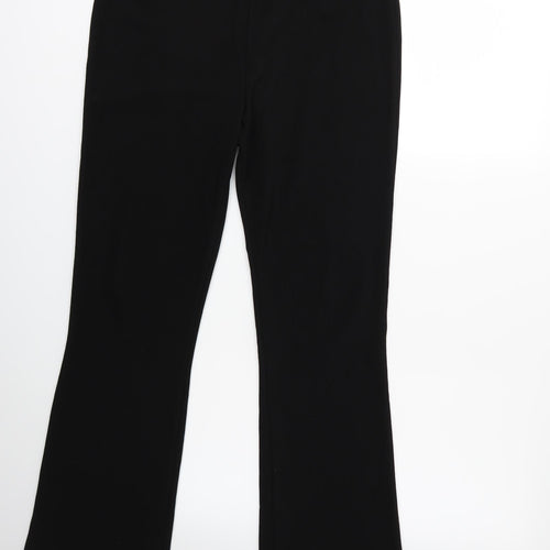 Preworn Womens Black   Trousers  Size 12 L30 in