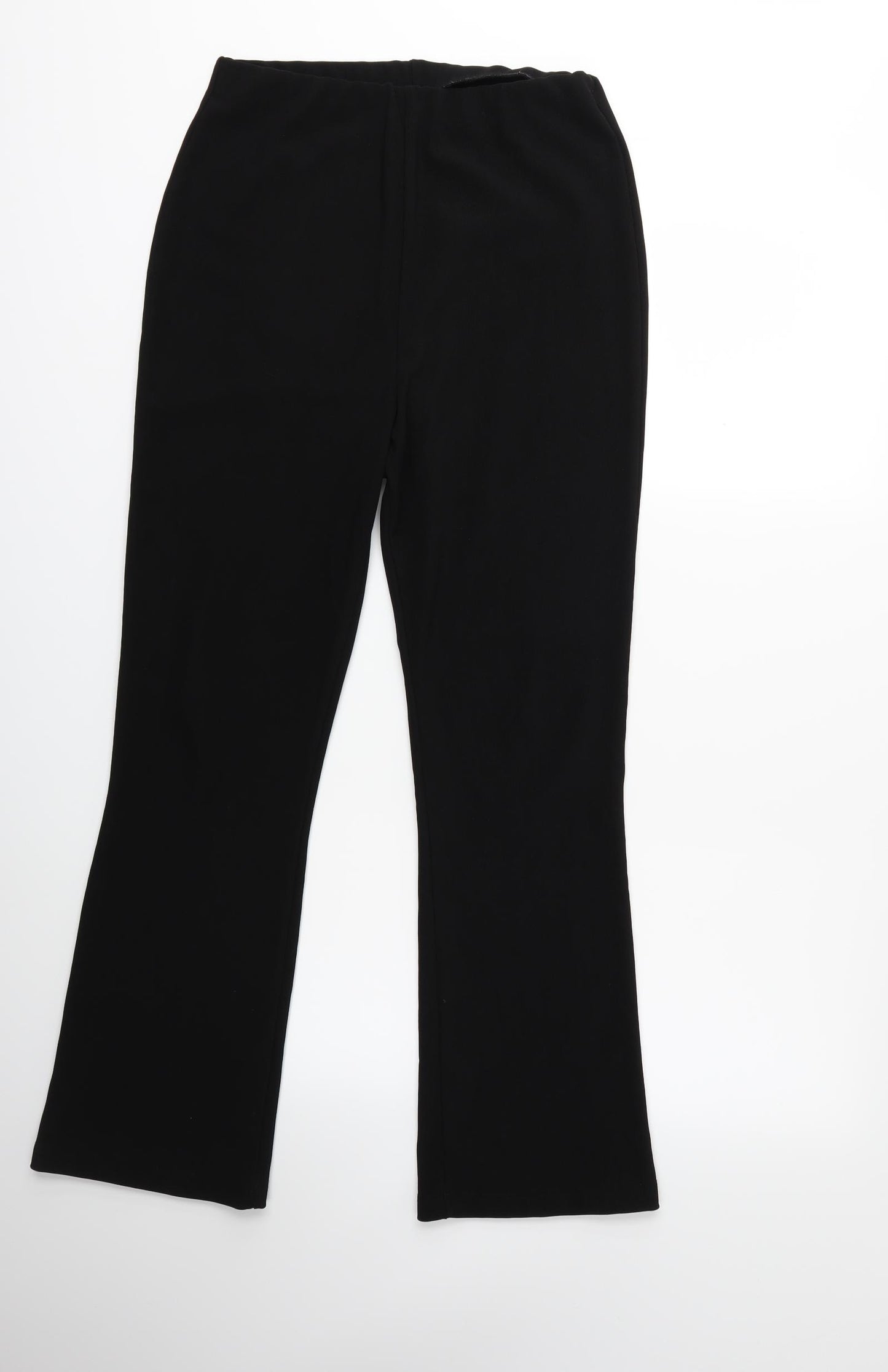 Preworn Womens Black   Trousers  Size 12 L30 in