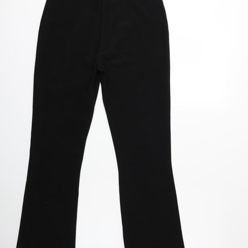 Preworn Womens Black   Trousers  Size 12 L30 in