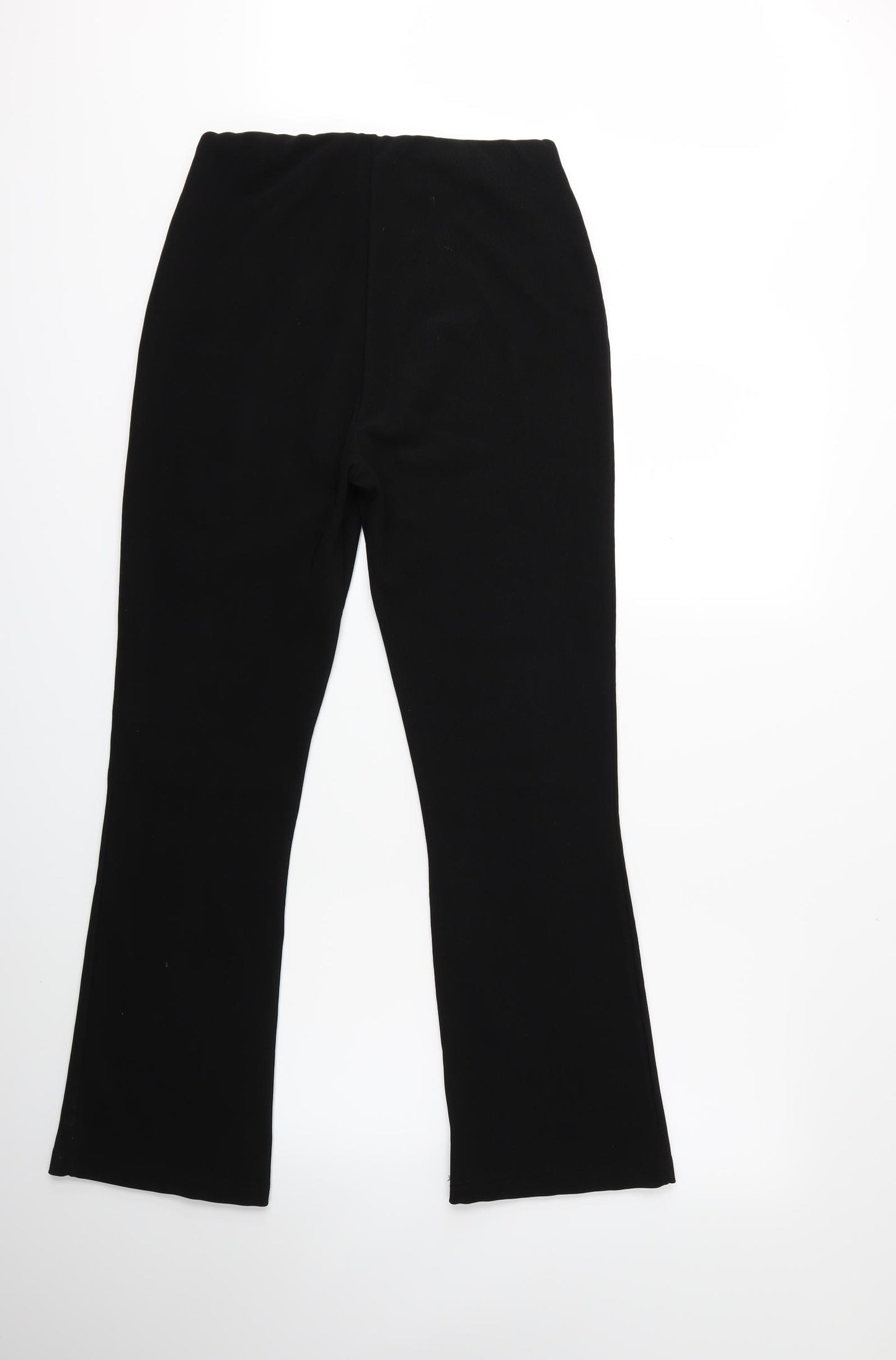 Preworn Womens Black   Trousers  Size 12 L30 in