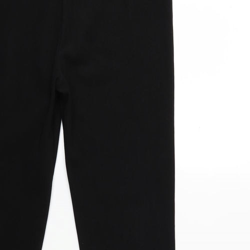 Preworn Womens Black   Trousers  Size 12 L30 in