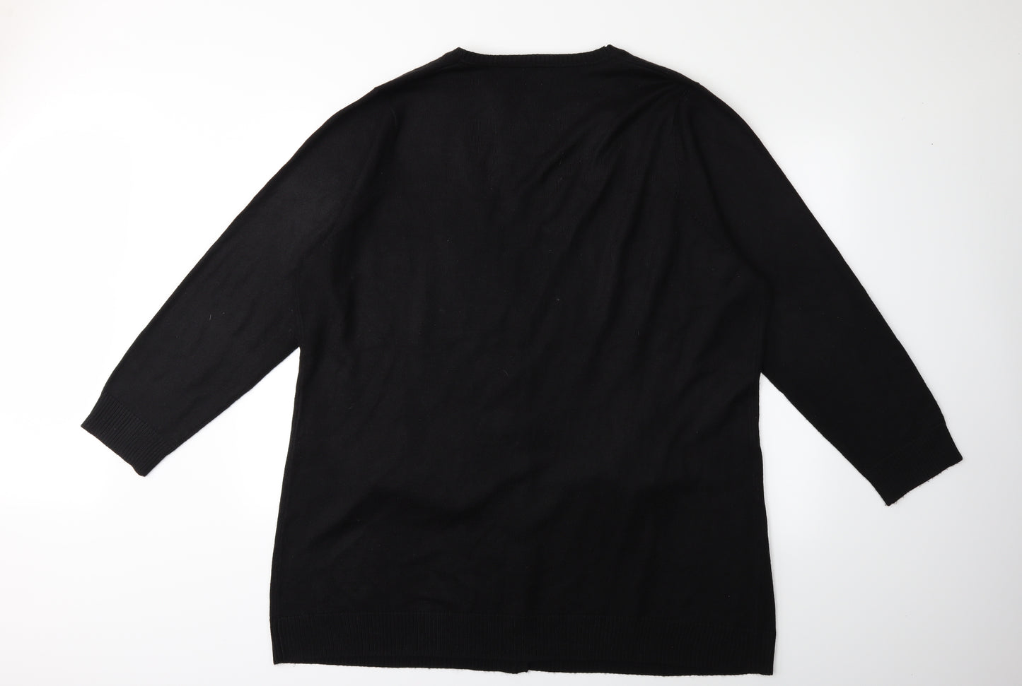 Rogers+Rogers Womens Black   Cardigan Jumper Size 28