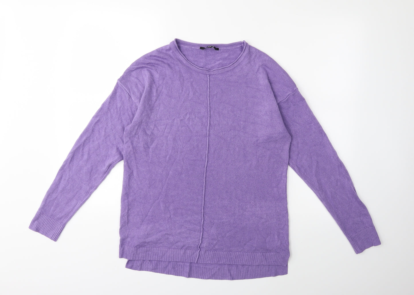 Pep & Co Womens Purple  Knit Pullover Jumper Size 14
