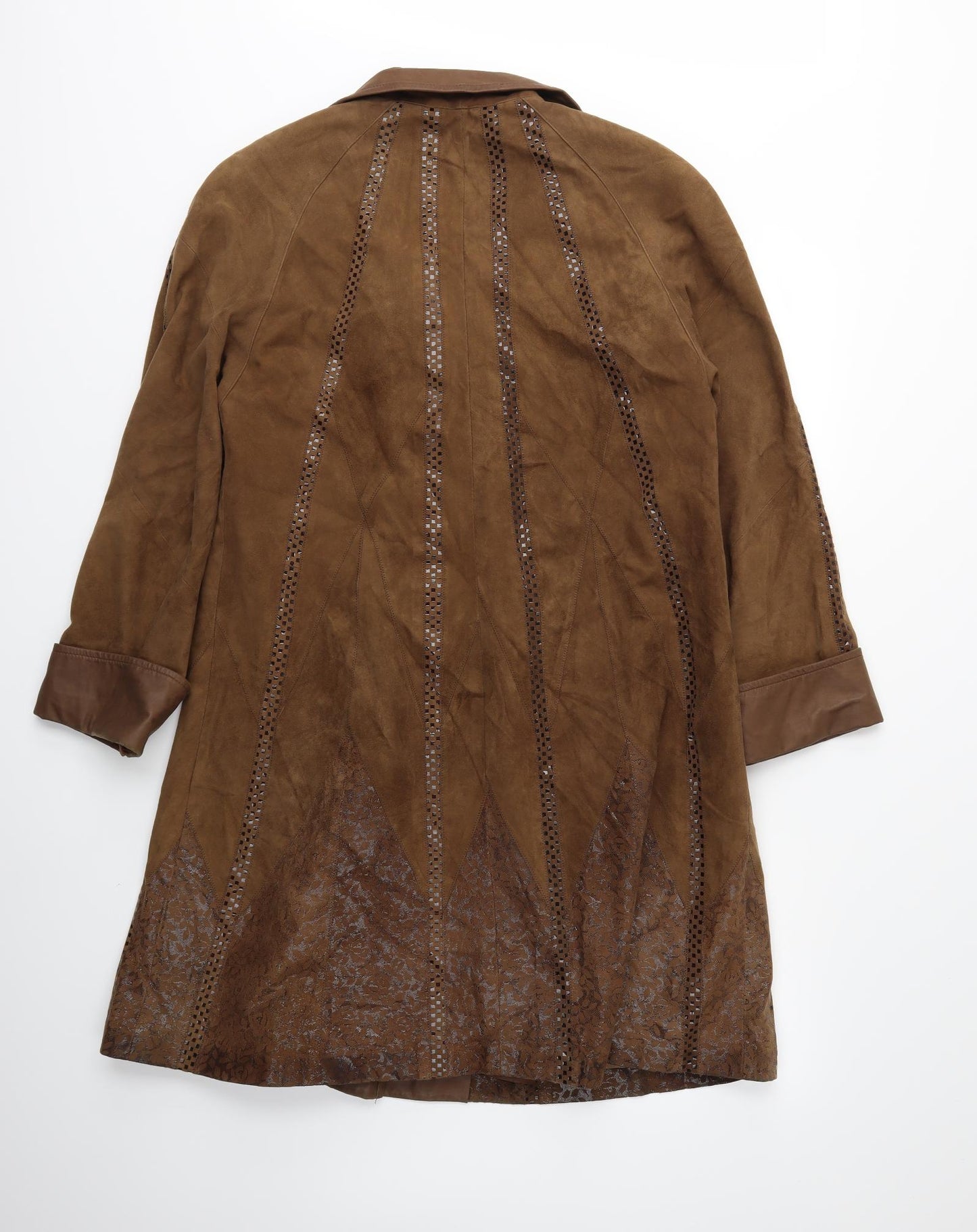 Preworn Womens Brown   Overcoat Coat Size S