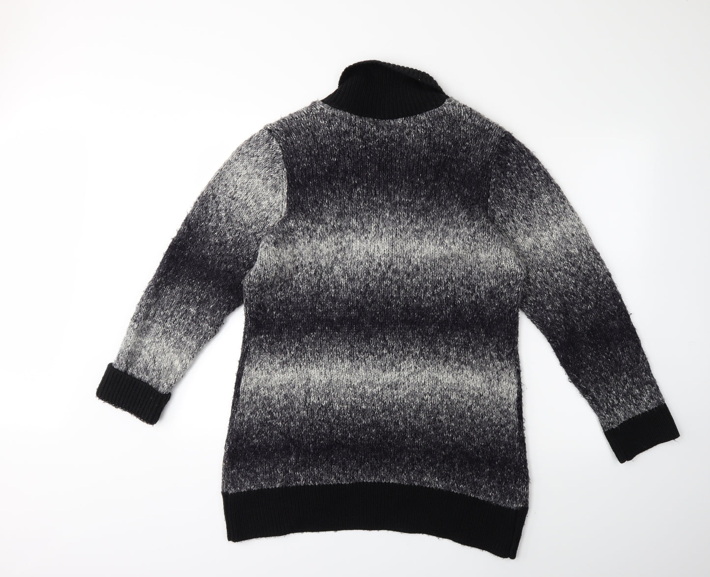 Bonmarché Womens Grey  Knit Cardigan Jumper Size M