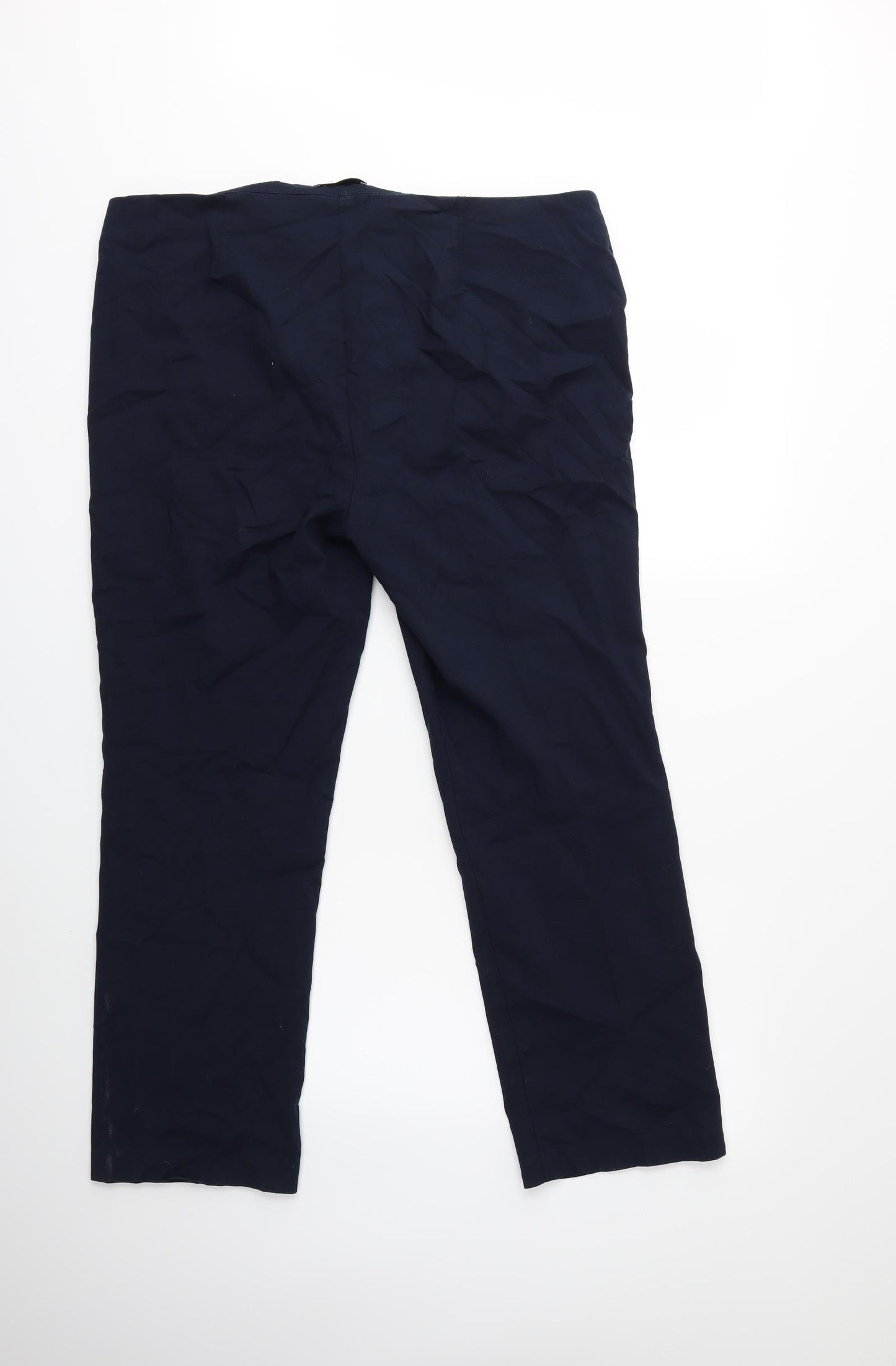 Per Una Womens Blue   Trousers  Size 18 L28 in