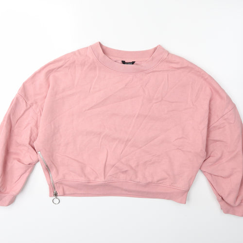 Lindex Womens Pink   Pullover Sweatshirt Size M