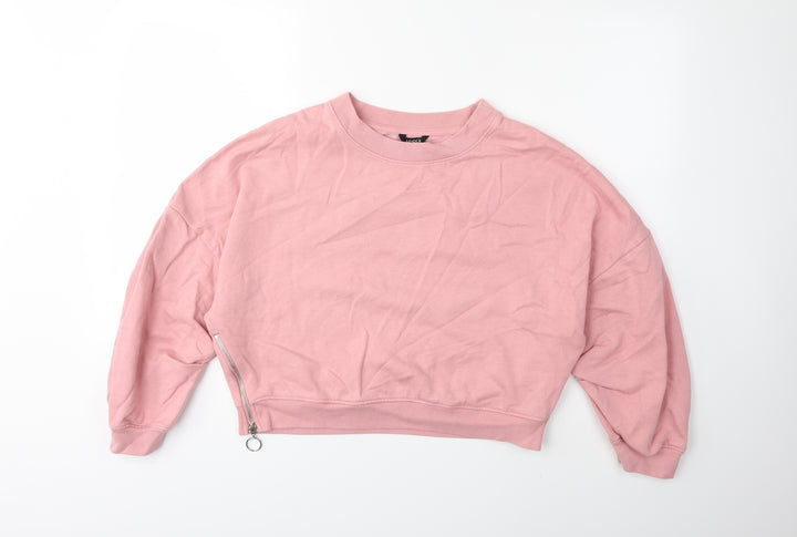 Lindex Womens Pink Pullover Sweatshirt Size M
