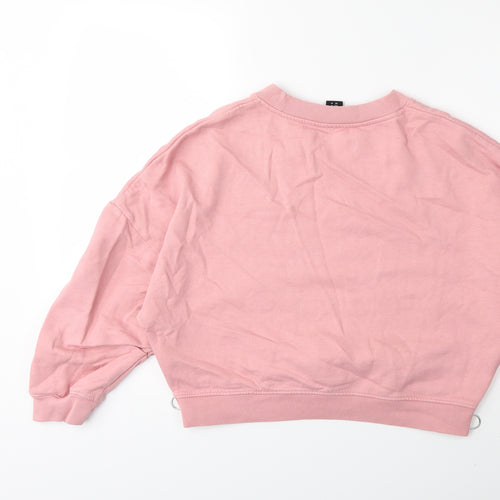 Lindex Womens Pink   Pullover Sweatshirt Size M