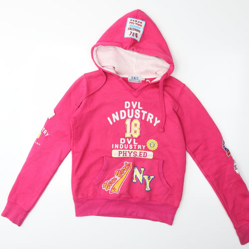 silver dagger Womens Pink   Pullover Hoodie Size S
