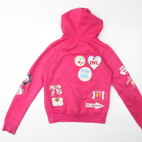 silver dagger Womens Pink   Pullover Hoodie Size S