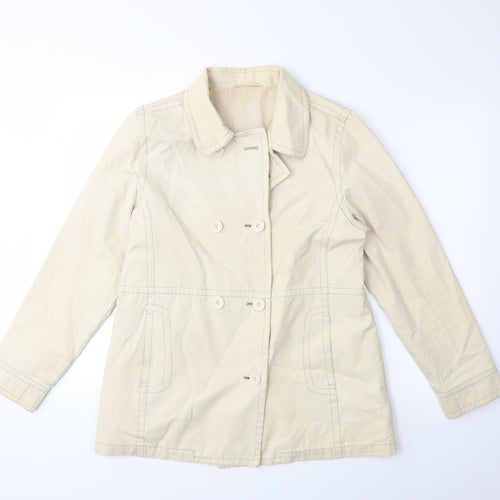 Dorothy Perkins Womens Beige   Jacket  Size 14