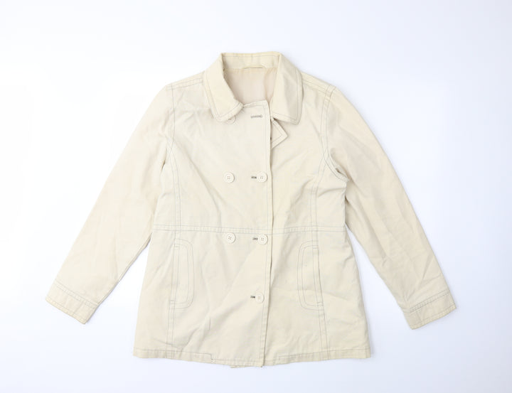 Dorothy Perkins Womens Beige Jacket Size 14