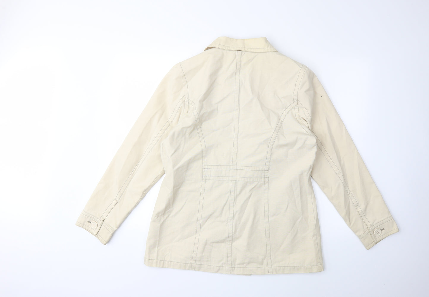 Dorothy Perkins Womens Beige   Jacket  Size 14