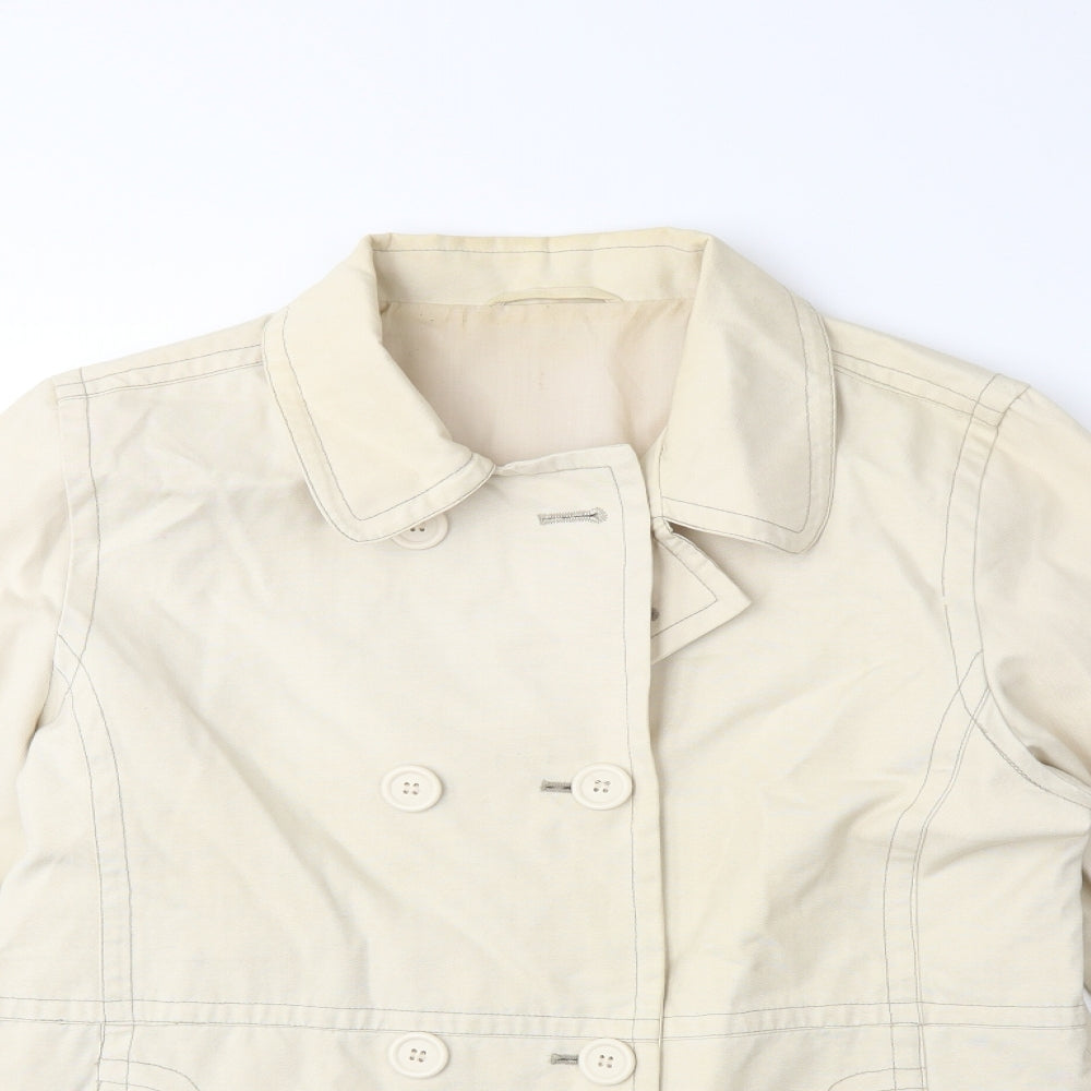 Dorothy Perkins Womens Beige   Jacket  Size 14