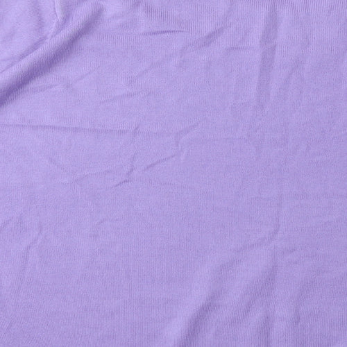 Classics Womens Purple  Knit Pullover Jumper Size 20