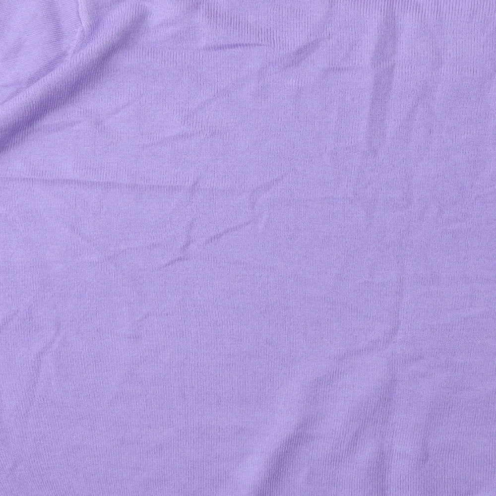 Classics Womens Purple  Knit Pullover Jumper Size 20