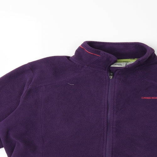 Craghoppers Womens Purple  Fleece Jacket  Size 12