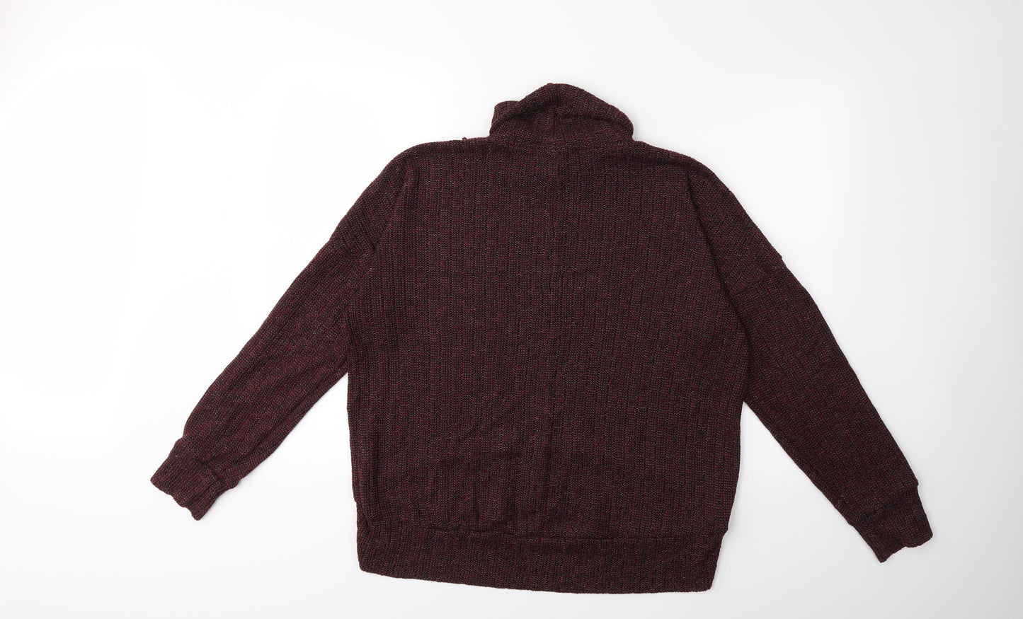 Topshop Womens Red  Knit Pullover Jumper Size 10