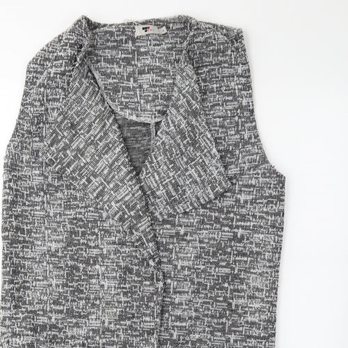 TEMT Womens Grey   Jacket Waistcoat Size 10