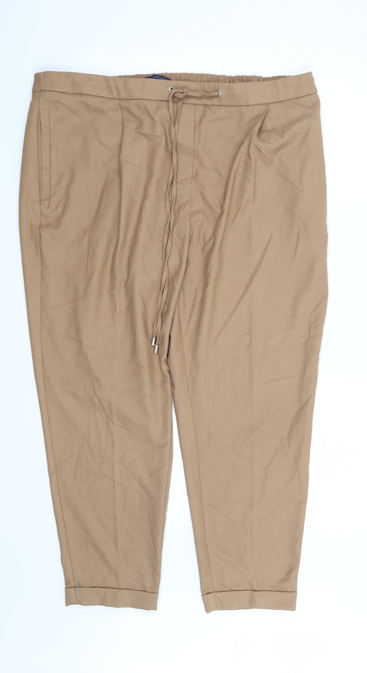 Marks and Spencer Womens Brown   Trousers  Size 20 L28 in