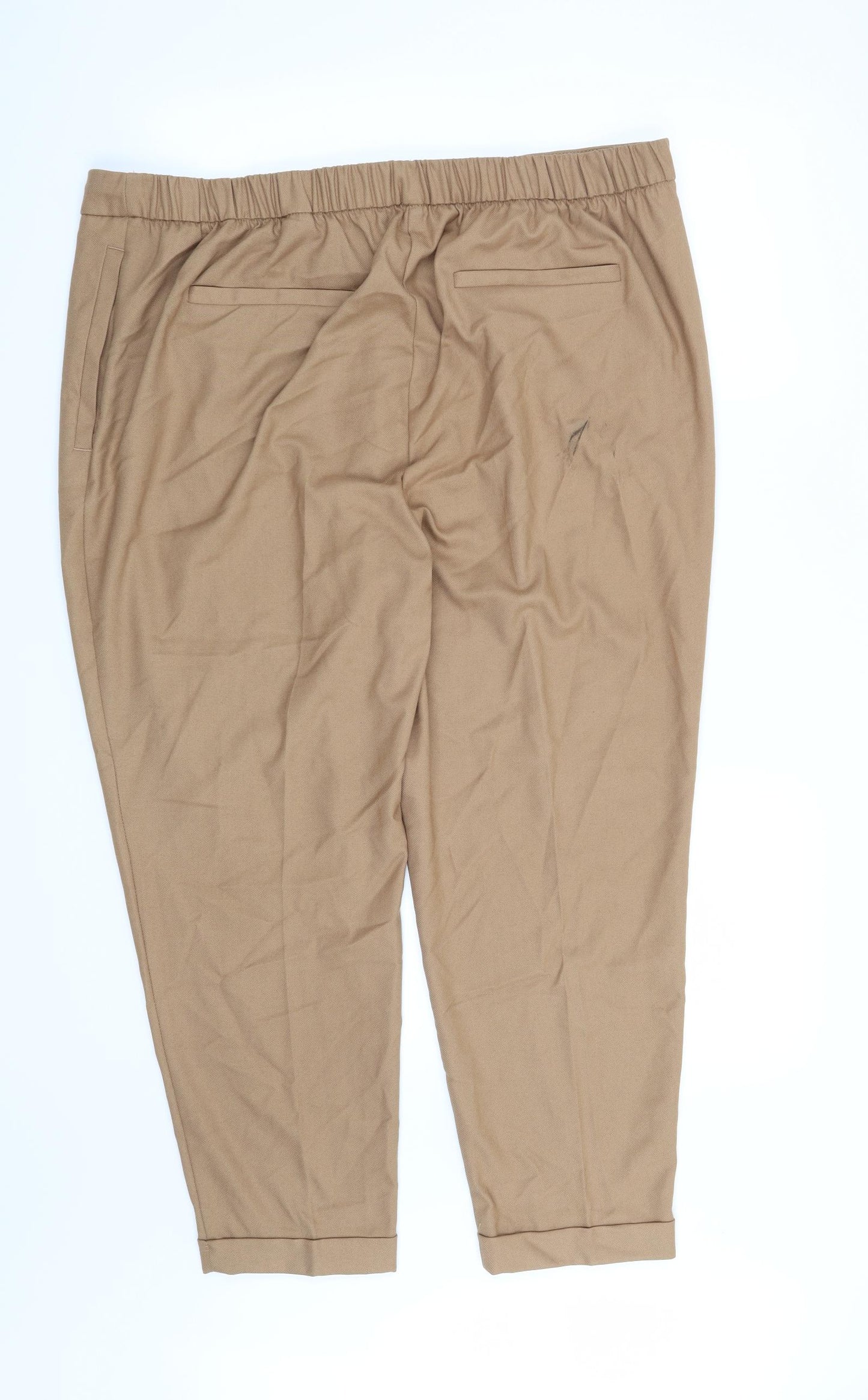 Marks and Spencer Womens Brown   Trousers  Size 20 L28 in