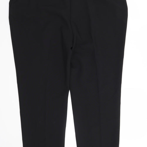Peacocks Womens Black   Trousers  Size 18 L28 in