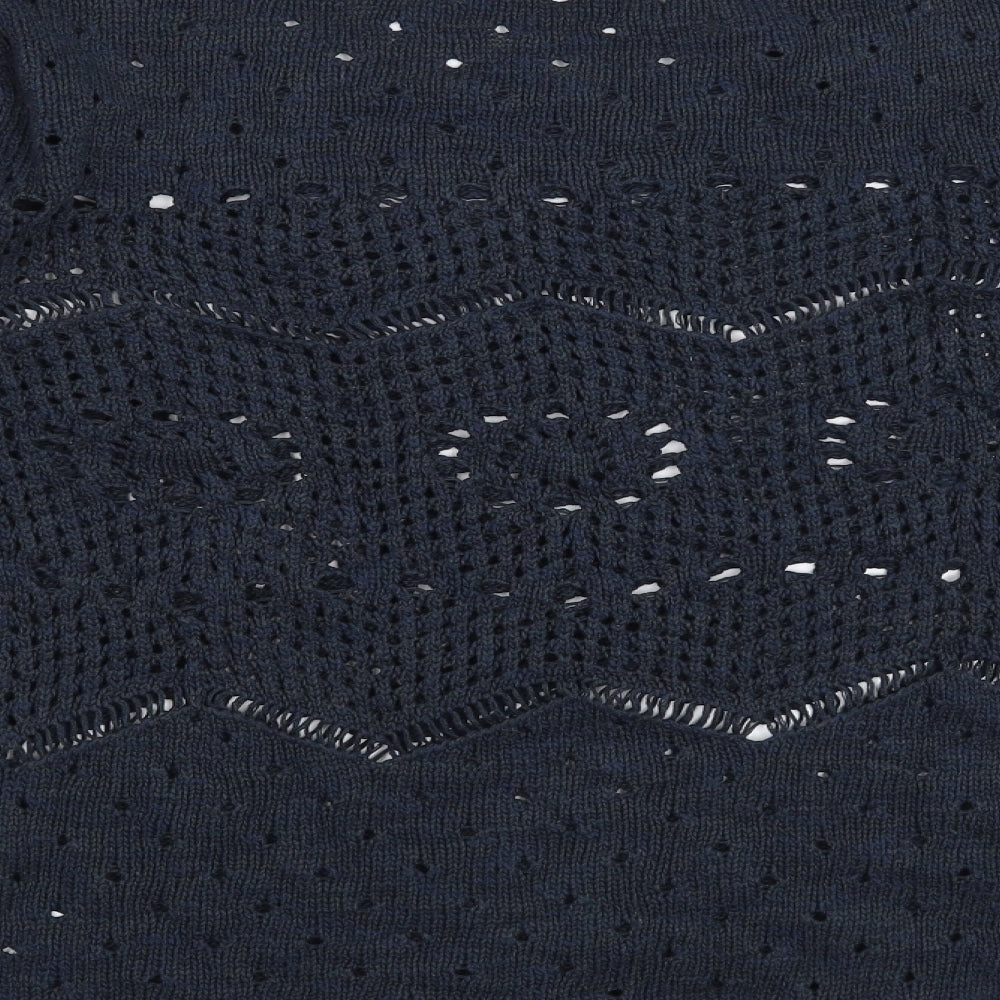 VILA Womens Blue   Pullover Jumper Size L