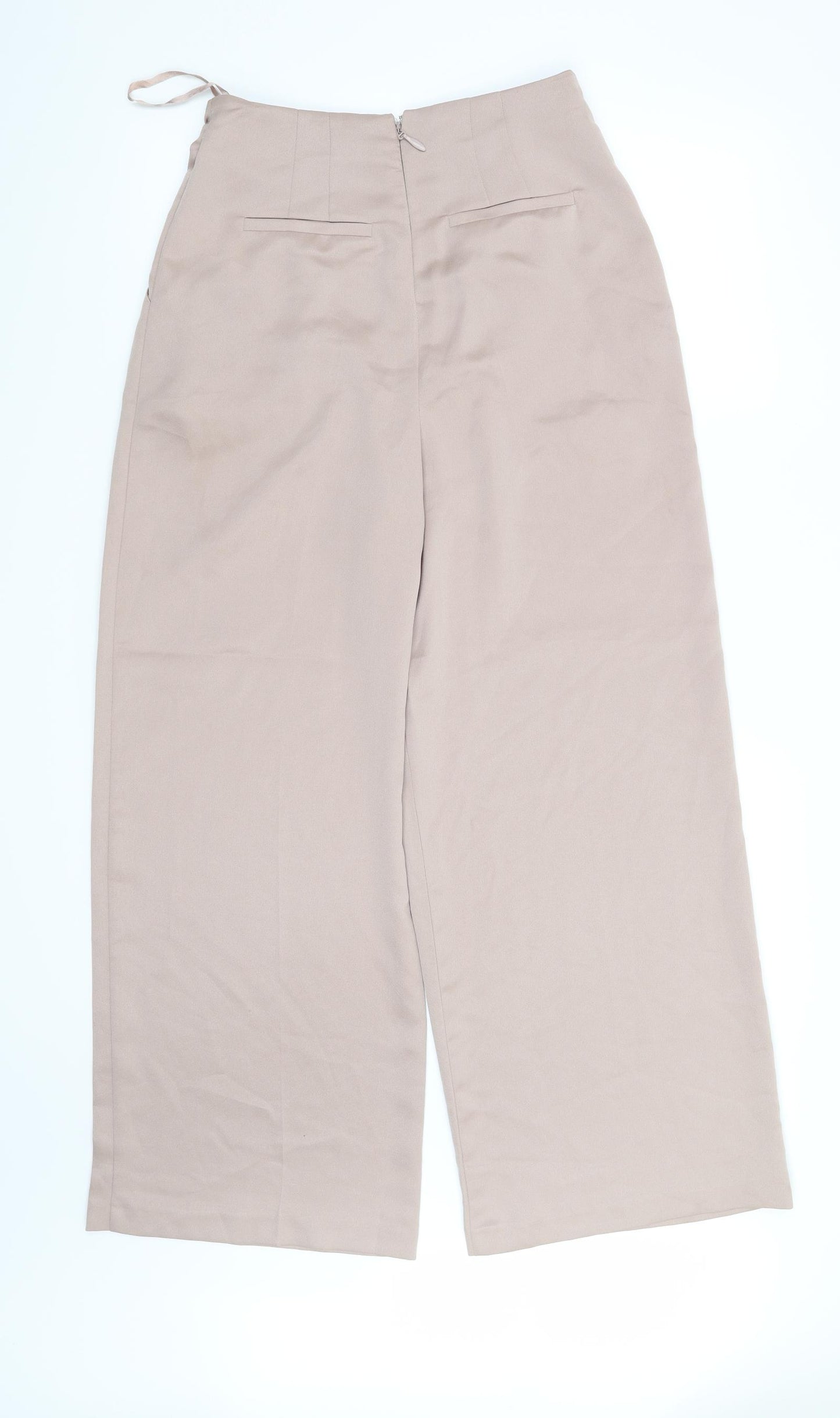 Topshop Womens Beige   Trousers  Size 8 L30 in