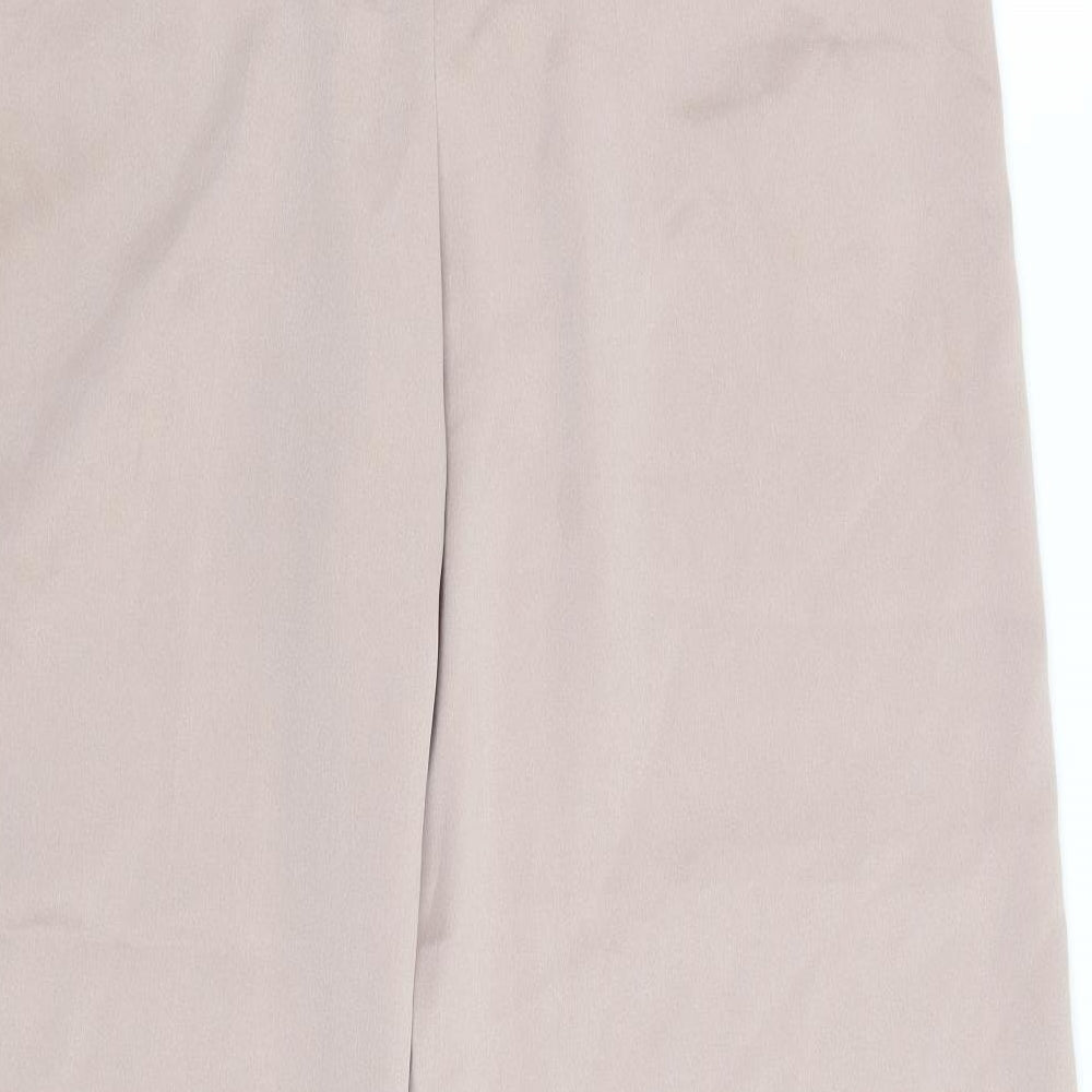 Topshop Womens Beige   Trousers  Size 8 L30 in