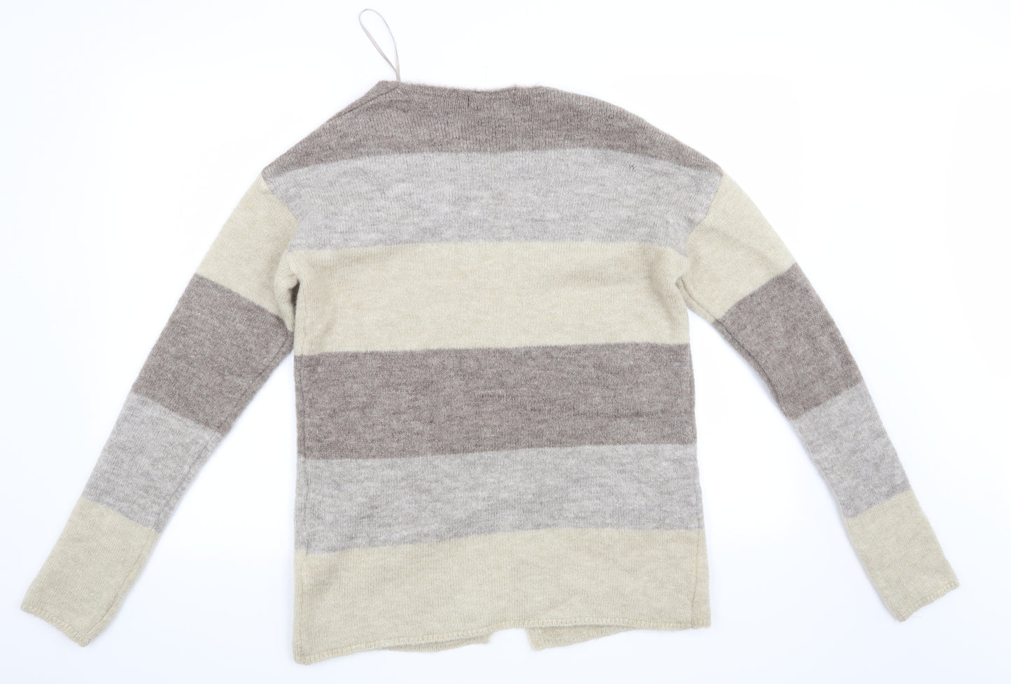Atmosphere Womens Brown Striped  Cardigan Jumper Size 10