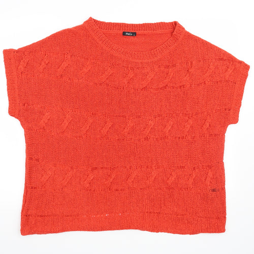 M&Co Womens Red   Pullover Jumper Size 2XL