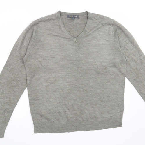 Marks and Spencer Mens Green   Pullover Jumper Size L