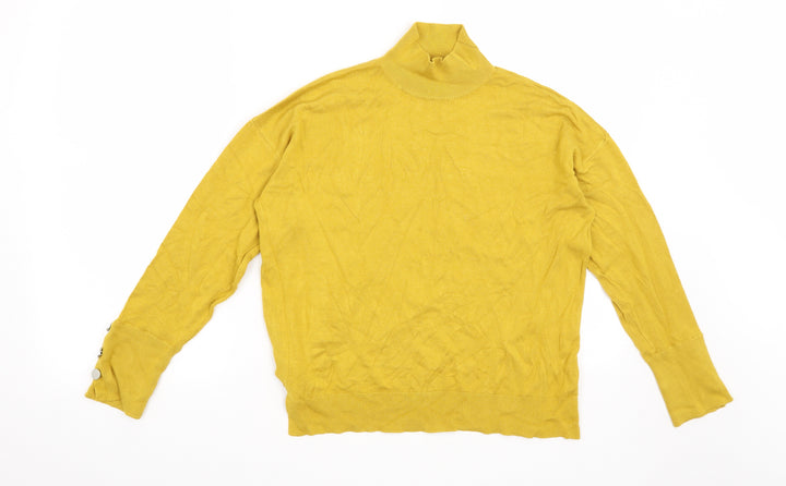 F&F Womens Yellow   Pullover Jumper Size 12