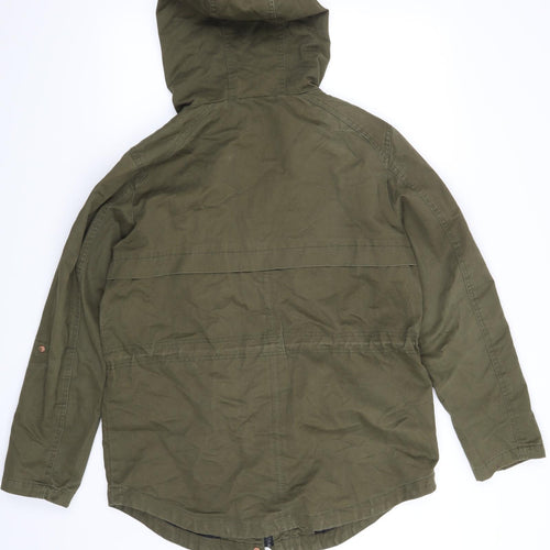 Papaya Womens Green   Overcoat Coat Size 12