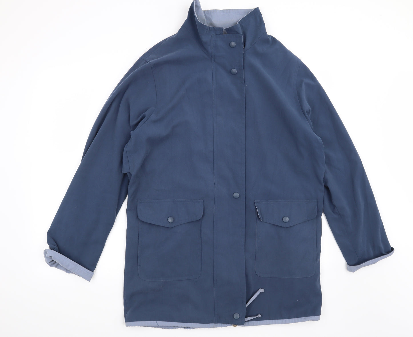 BHS Womens Blue   Overcoat Coat Size 14