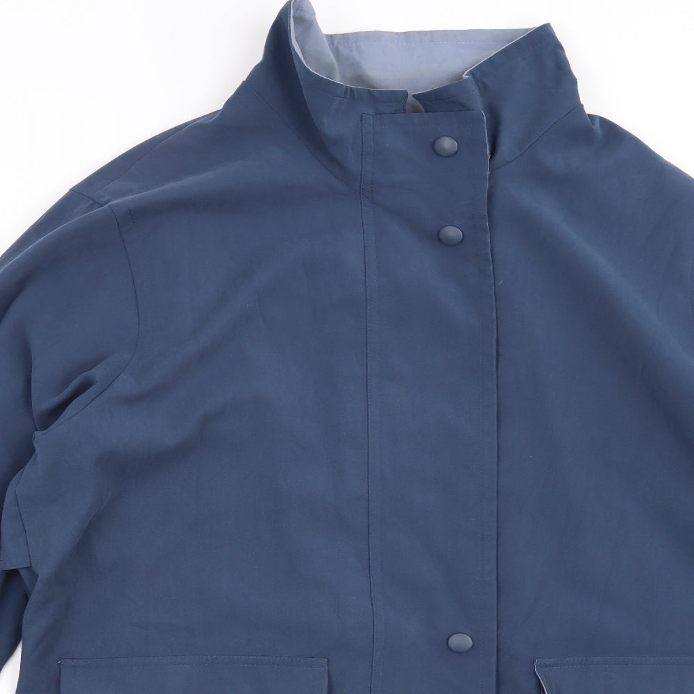 BHS Womens Blue   Overcoat Coat Size 14