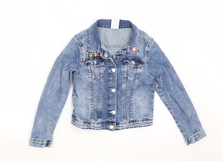 &denim Girls Blue Jacket Size 8 Years - Disco