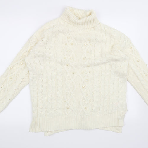 F&F Womens Beige   Pullover Jumper Size 12
