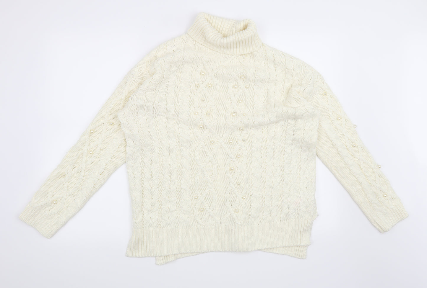 F&F Womens Beige   Pullover Jumper Size 12