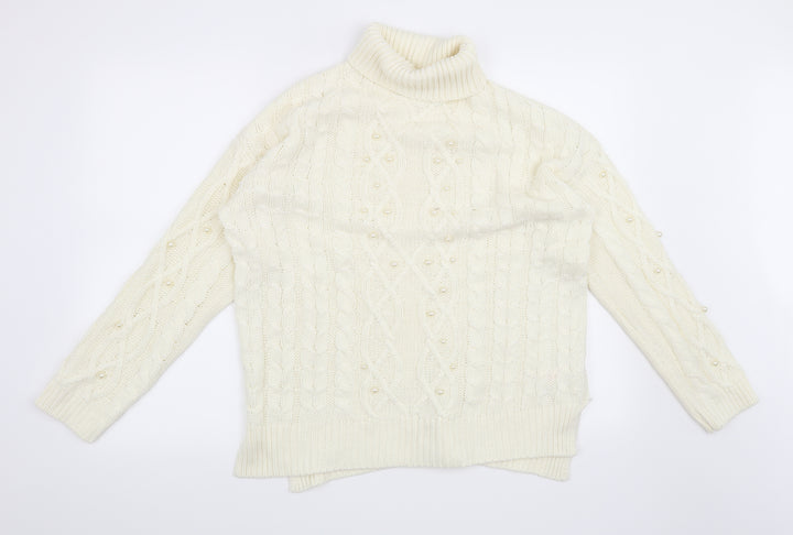 F&F Womens Beige   Pullover Jumper Size 12