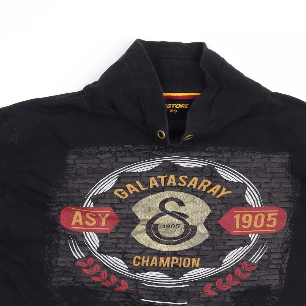 GSStore Mens Black   Pullover Sweatshirt Size XS